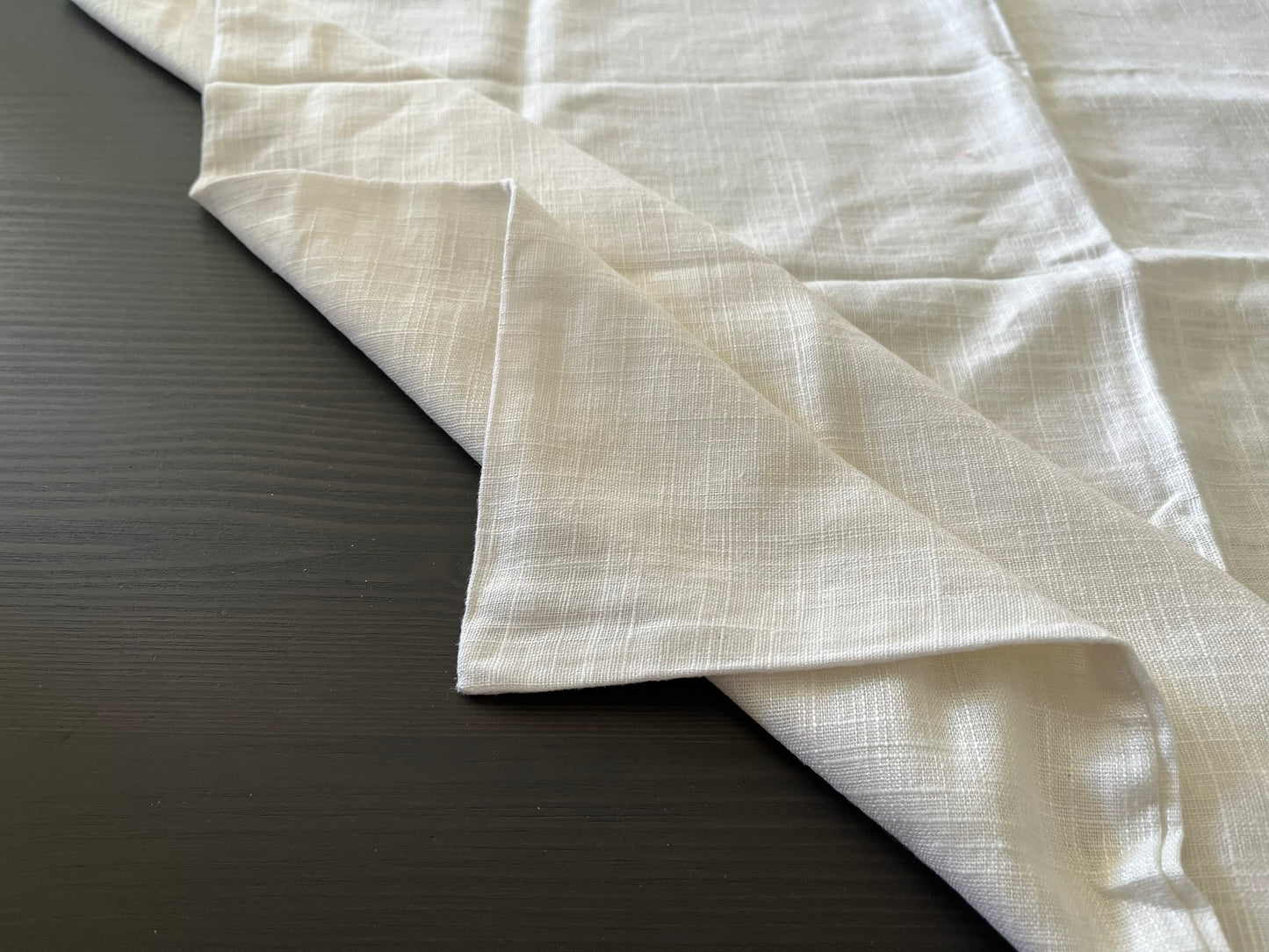 100% Linen Fitted Sheet | Ivory White