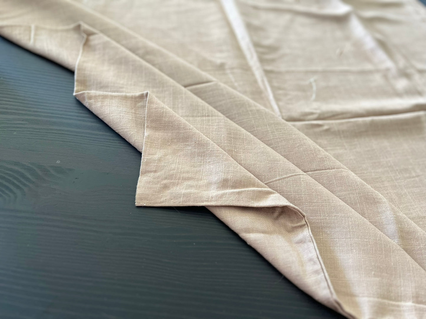 100% Linen Fitted Sheet | Light Taupe