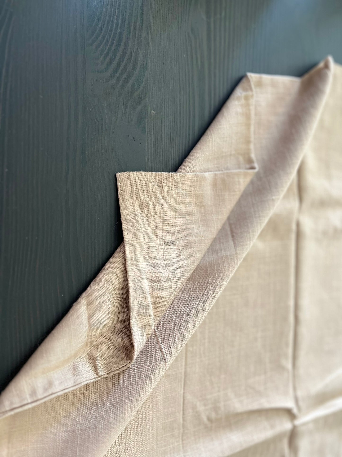 100% Linen Fitted Sheet | Light Taupe